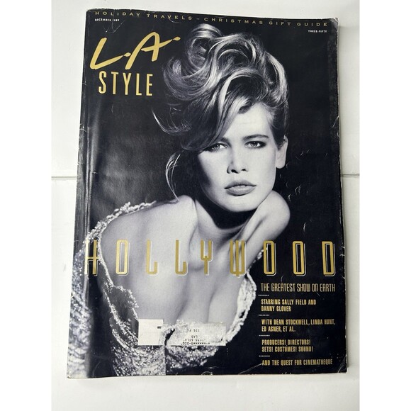 1989 DECEMBER L.A. STYLE MAGAZINE - FASHION ISSUE - CLAUDIA SCHIFFER - L 2174 - Picture 1 of 16